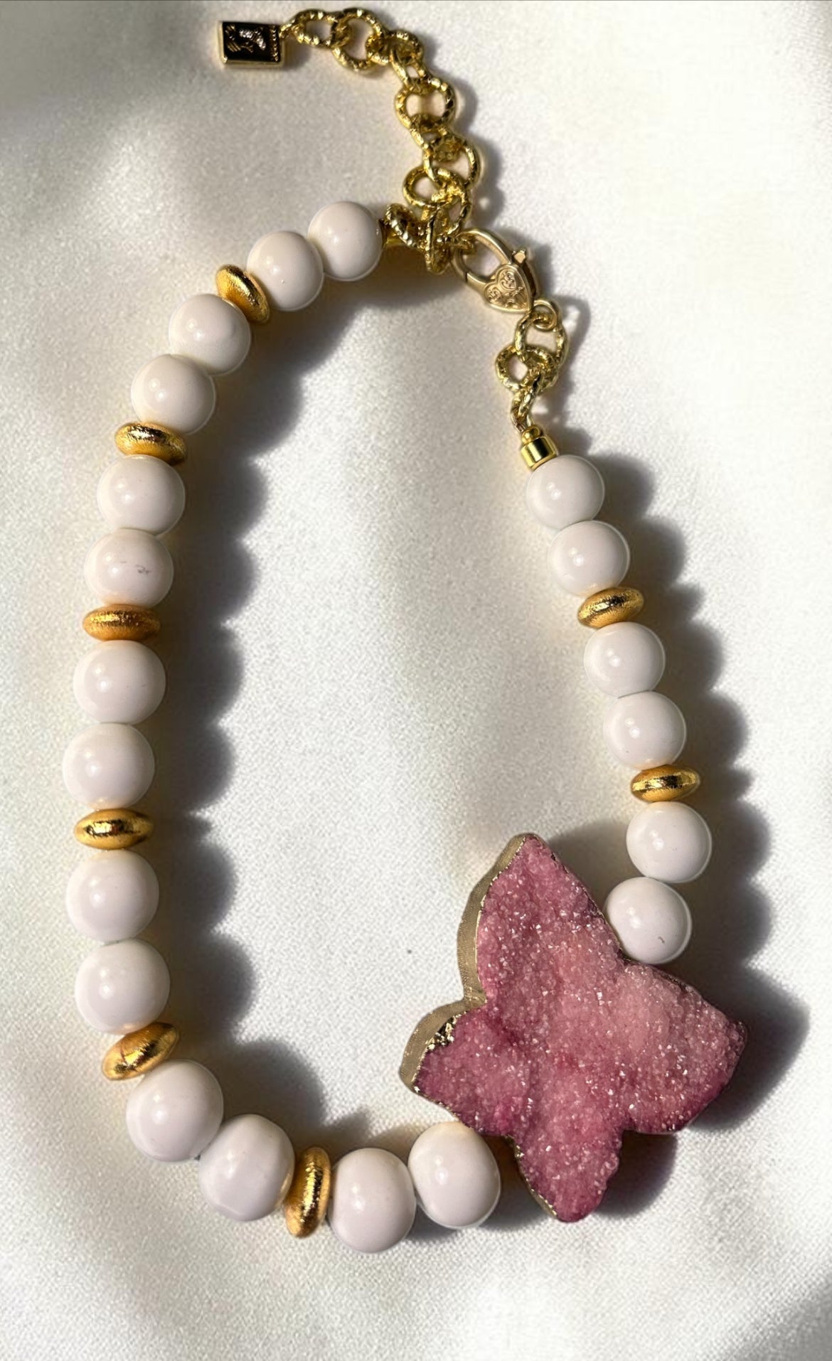 Volcanic Pearl Collection- Blush Butterfly