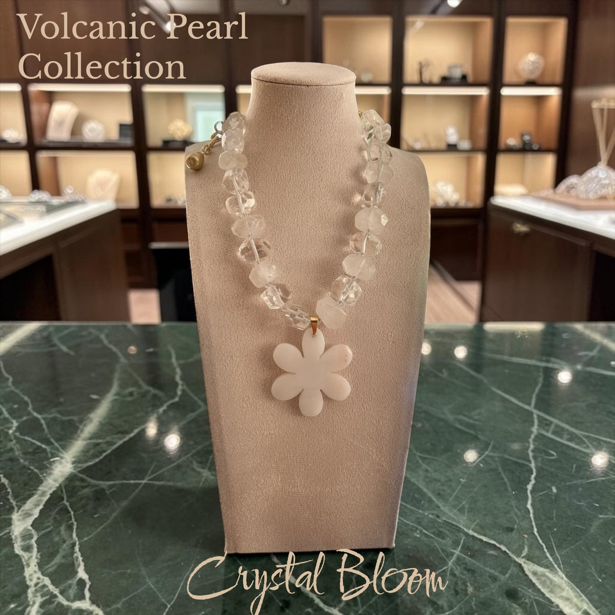 Volcanic Pearl Collection- Crystal Bloom